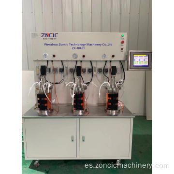 Sistema de fermentador de biorector de vidrio mecánico de paralelo de laboratorio a escala de laboratorio